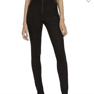 A+O Suede leather leggings